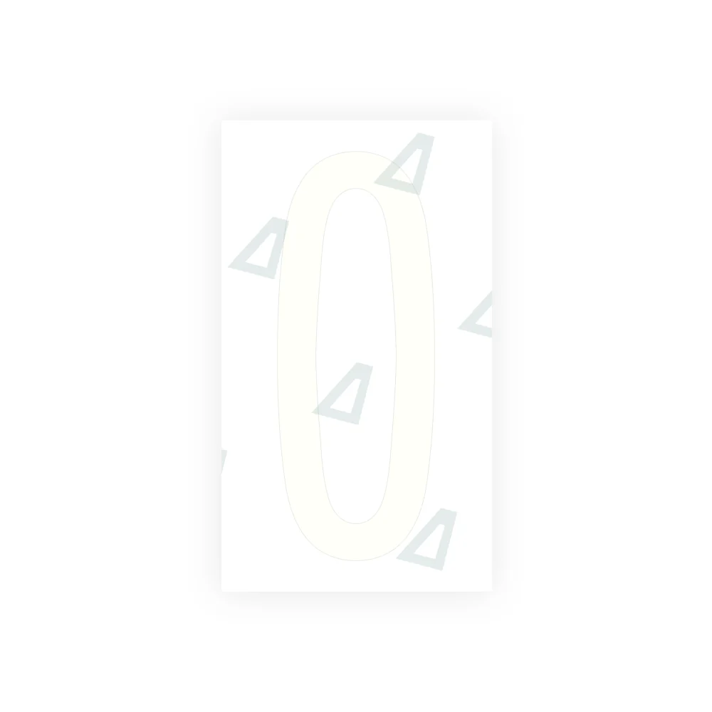 Alite Nanofilm for US (New York 1986) license plates - Symbol "O" - Image 2