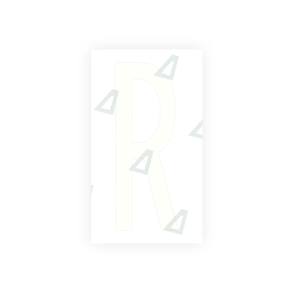 Alite Nanofilm for US (New York 1986) license plates - Symbol "R" - Image 2