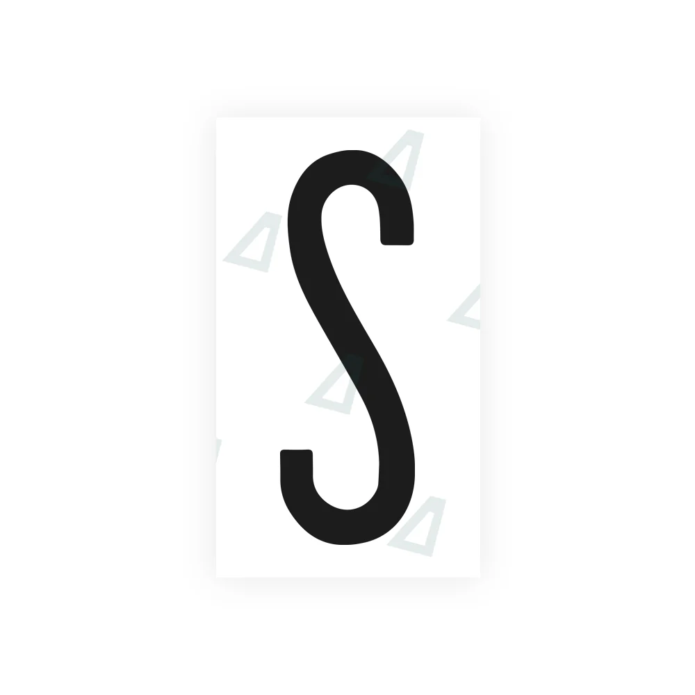 Alite Nanofilm for US (New York 1986) license plates - Symbol "S"
