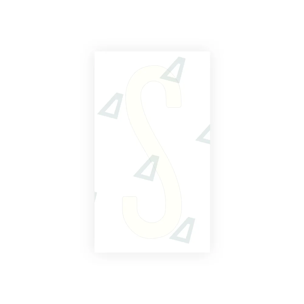 Alite Nanofilm for US (New York 1986) license plates - Symbol "S" - Image 2