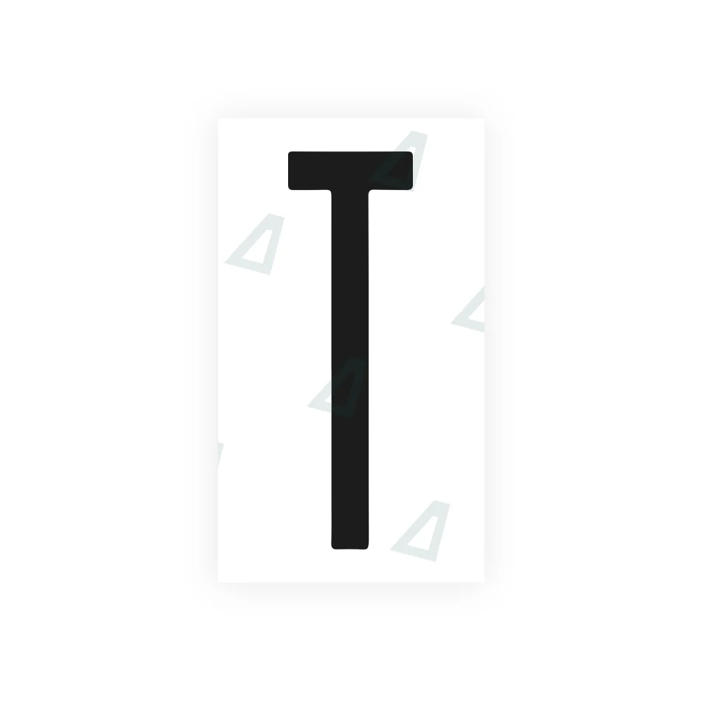 Alite Nanofilm for US (New York 1986) license plates - Symbol "T"