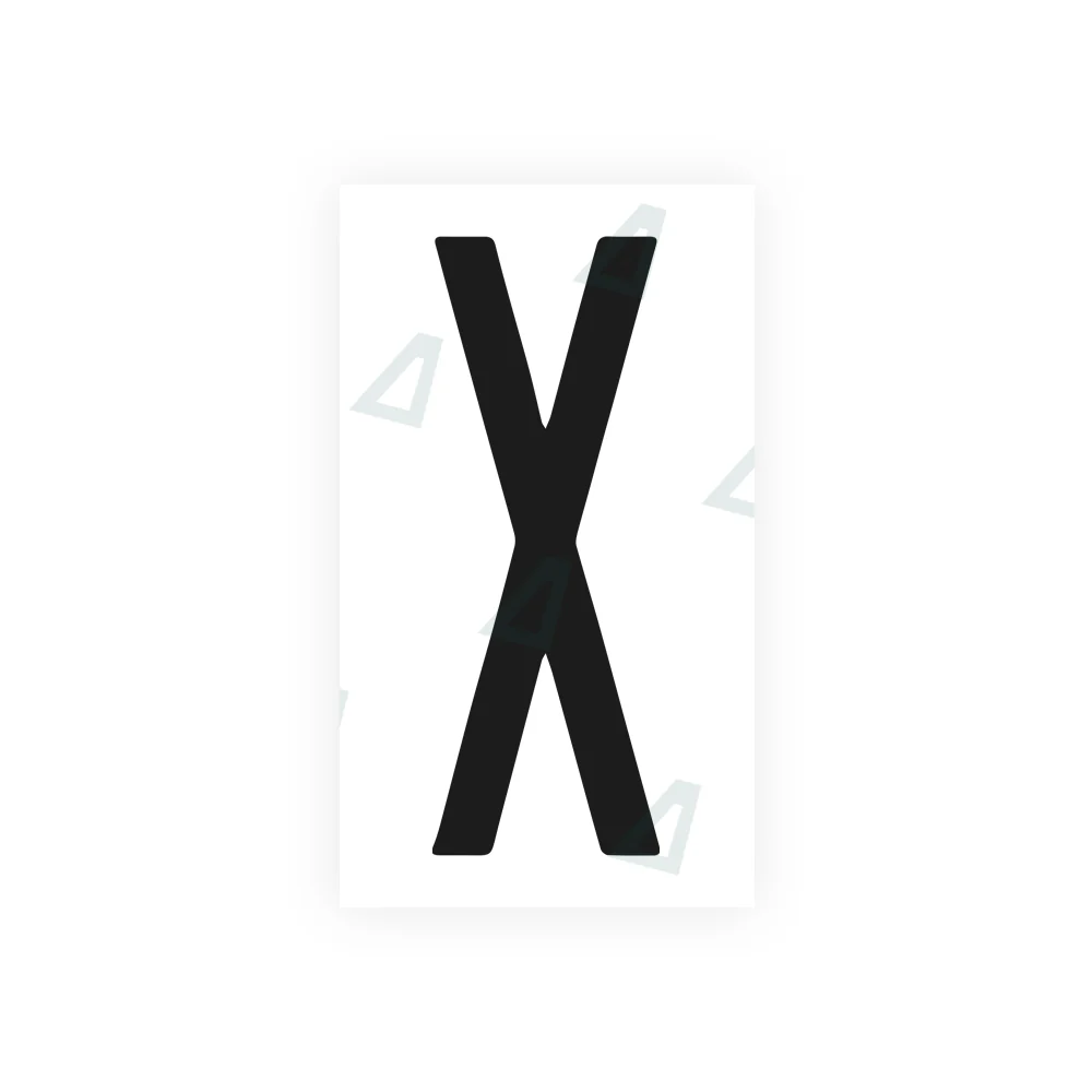 Alite Nanofilm for US (New York 1986) license plates - Symbol "X"