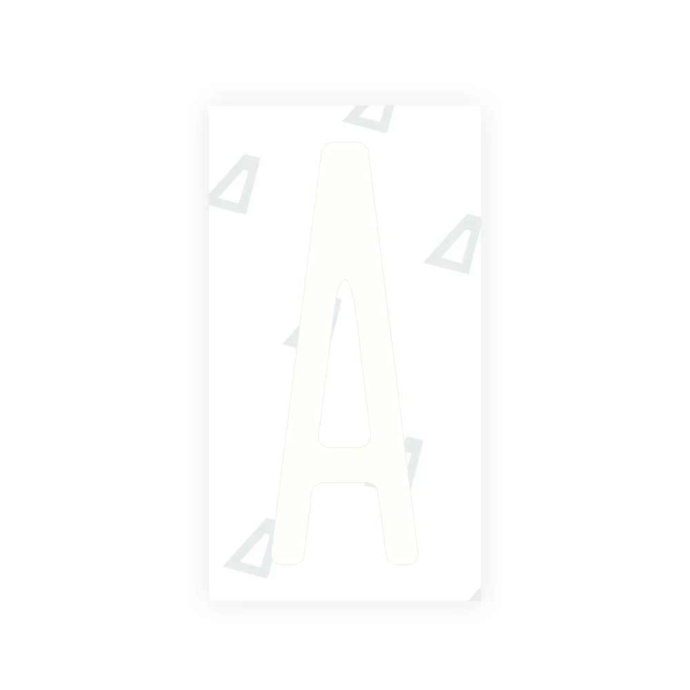 Alite Nanofilm for US (New York 2010) license plates - Symbol "A" - Image 2