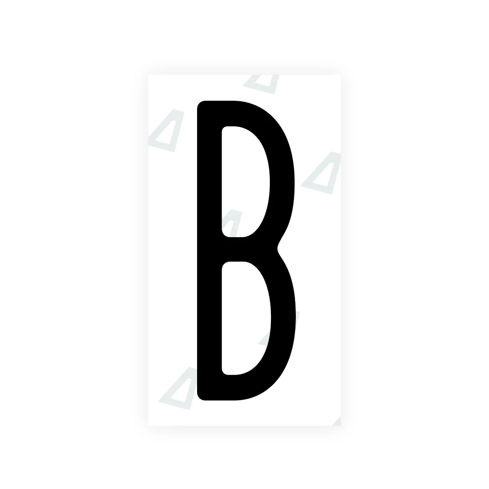 Alite Nanofilm for US (New York 2010) license plates - Symbol "B"