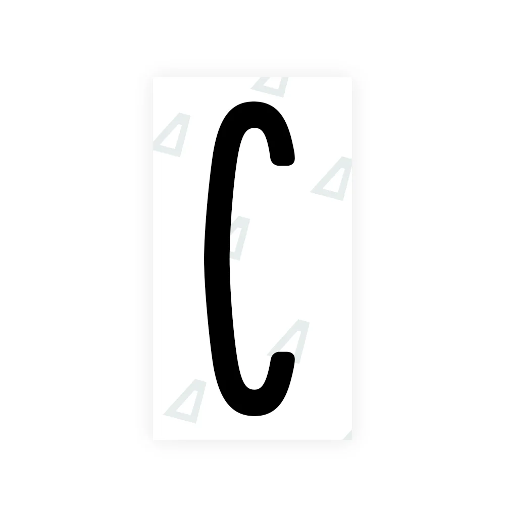 Alite Nanofilm for US (New York 2020) license plates - Symbol "C"