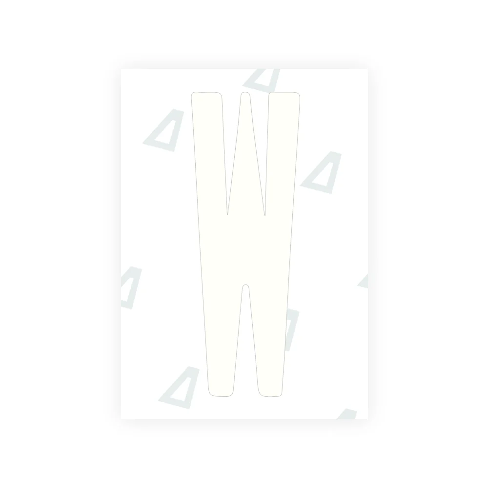 Alite Nanofilm for US (New York 2020 - Flat) license plates - Symbol "W" - Image 2