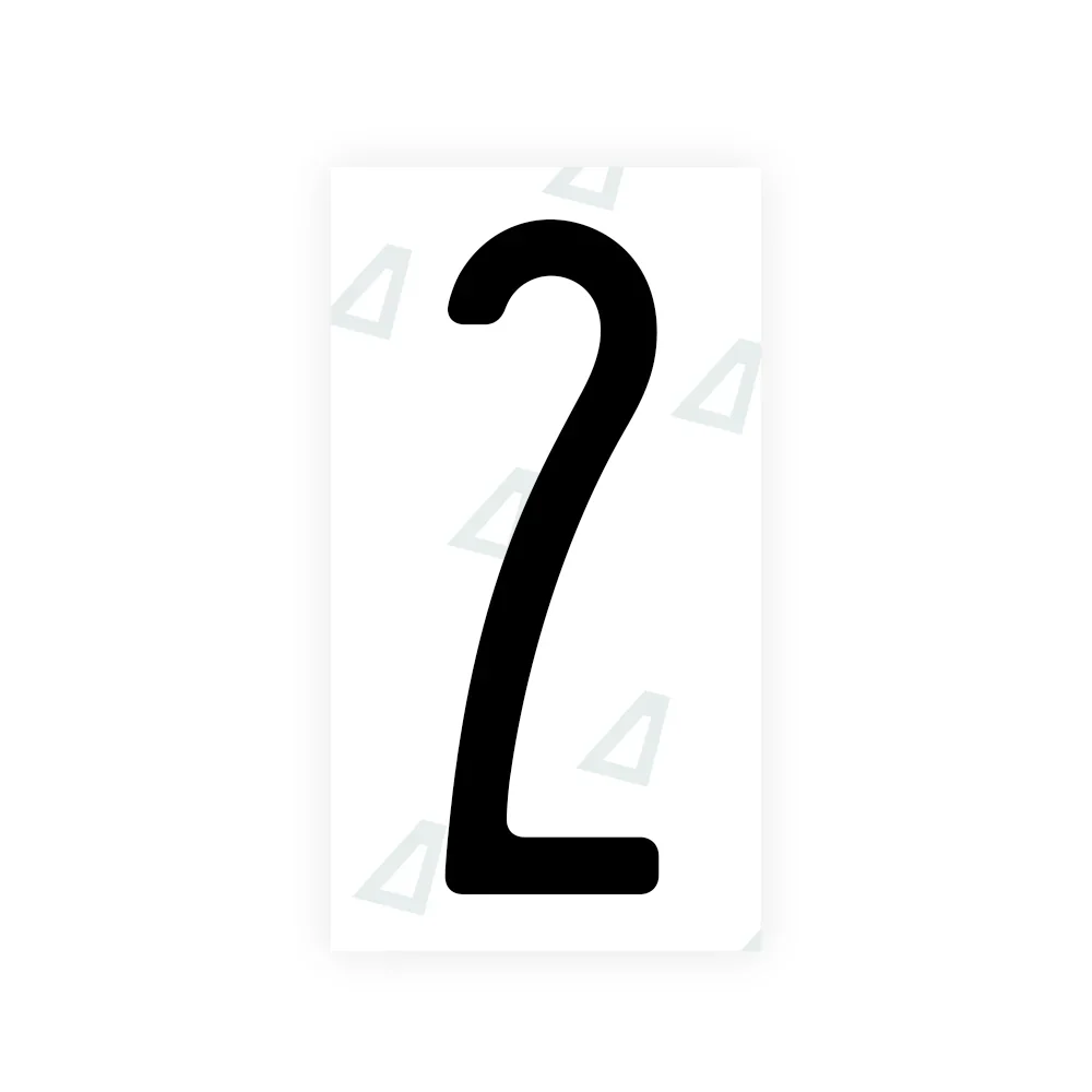 Alite Nanofilm for US (New York 2001) license plates - Symbol "2"