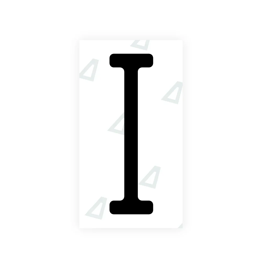 Alite Nanofilm for US (New York 2001) license plates - Symbol "I"