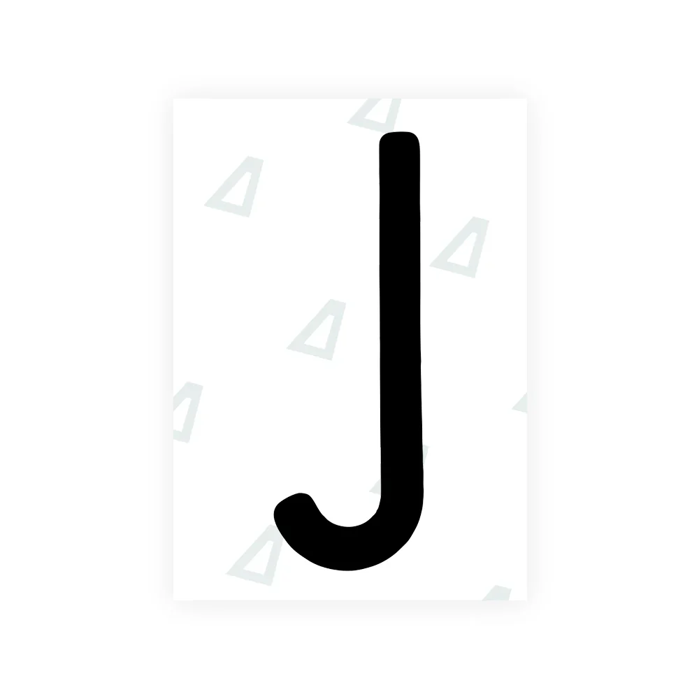 Alite Nanofilm for US (New York 2001) license plates - Symbol "J"