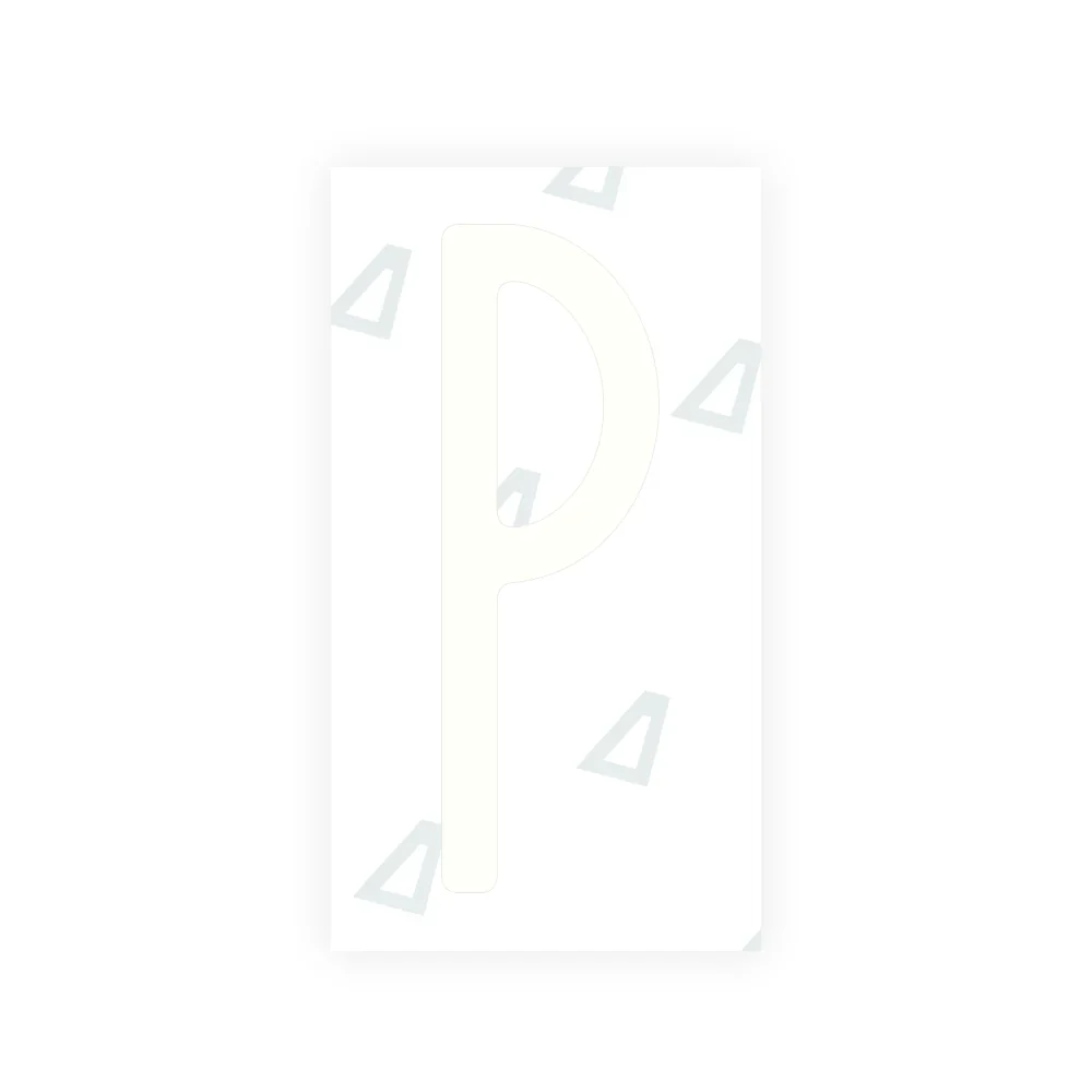 Alite Nanofilm for US (New York 2001) license plates - Symbol "P" - Image 2