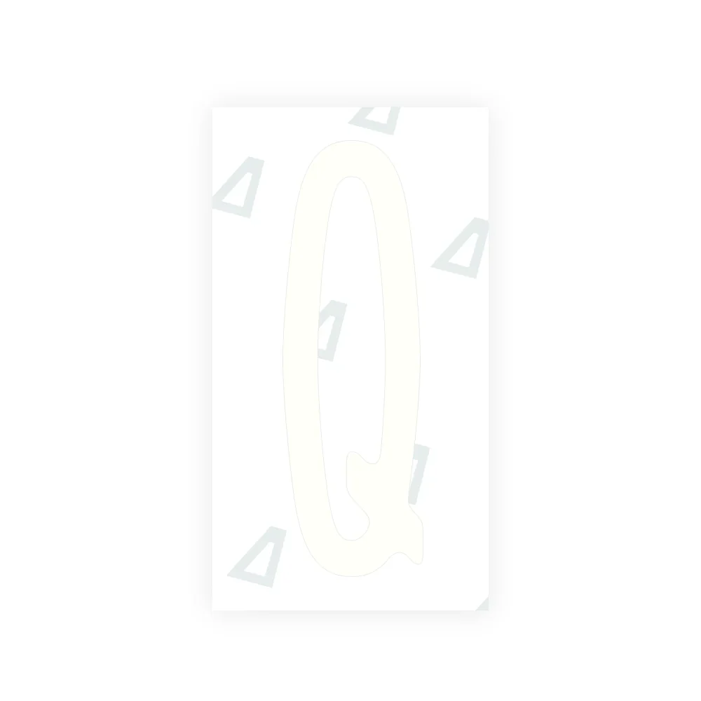 Alite Nanofilm for US (New York 2001) license plates - Symbol "Q" - Image 2
