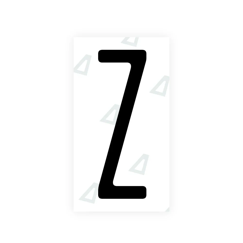 Alite Nanofilm for US (New York 2001) license plates - Symbol "Z"