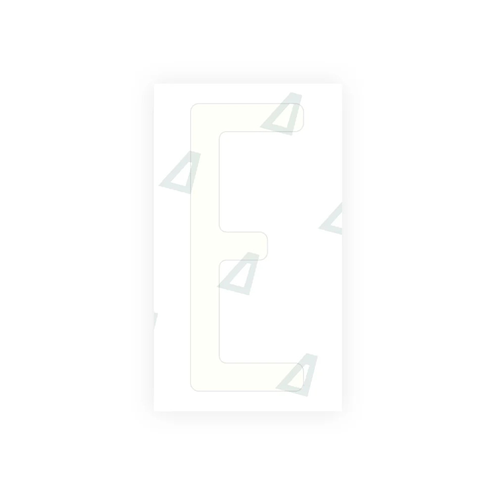 Alite Nanofilm for US (Ohio 2013) license plates - Symbol "E" - Image 2