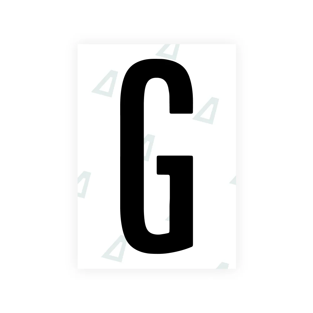 Alite Nanofilm for US (Ohio 2021) license plates - Symbol "G"