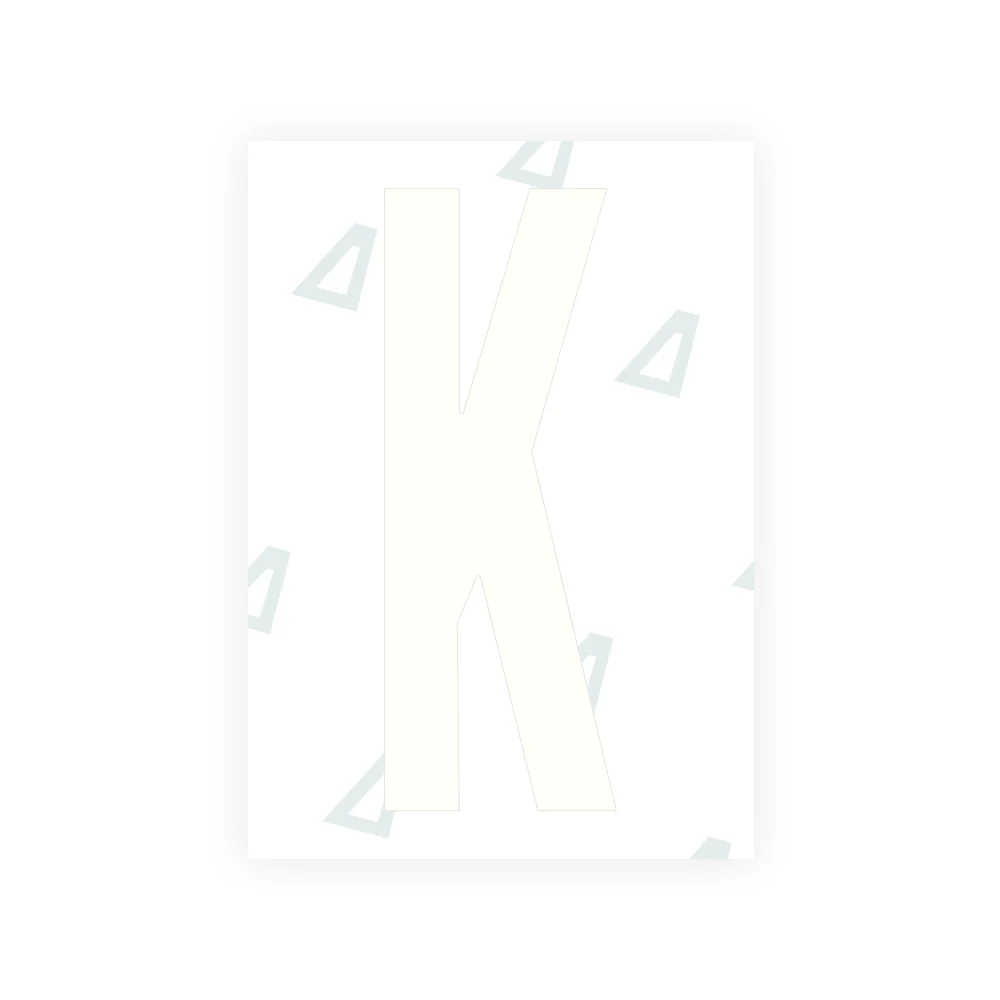 Alite Nanofilm for US (Ohio 2021) license plates - Symbol "K" - Image 2