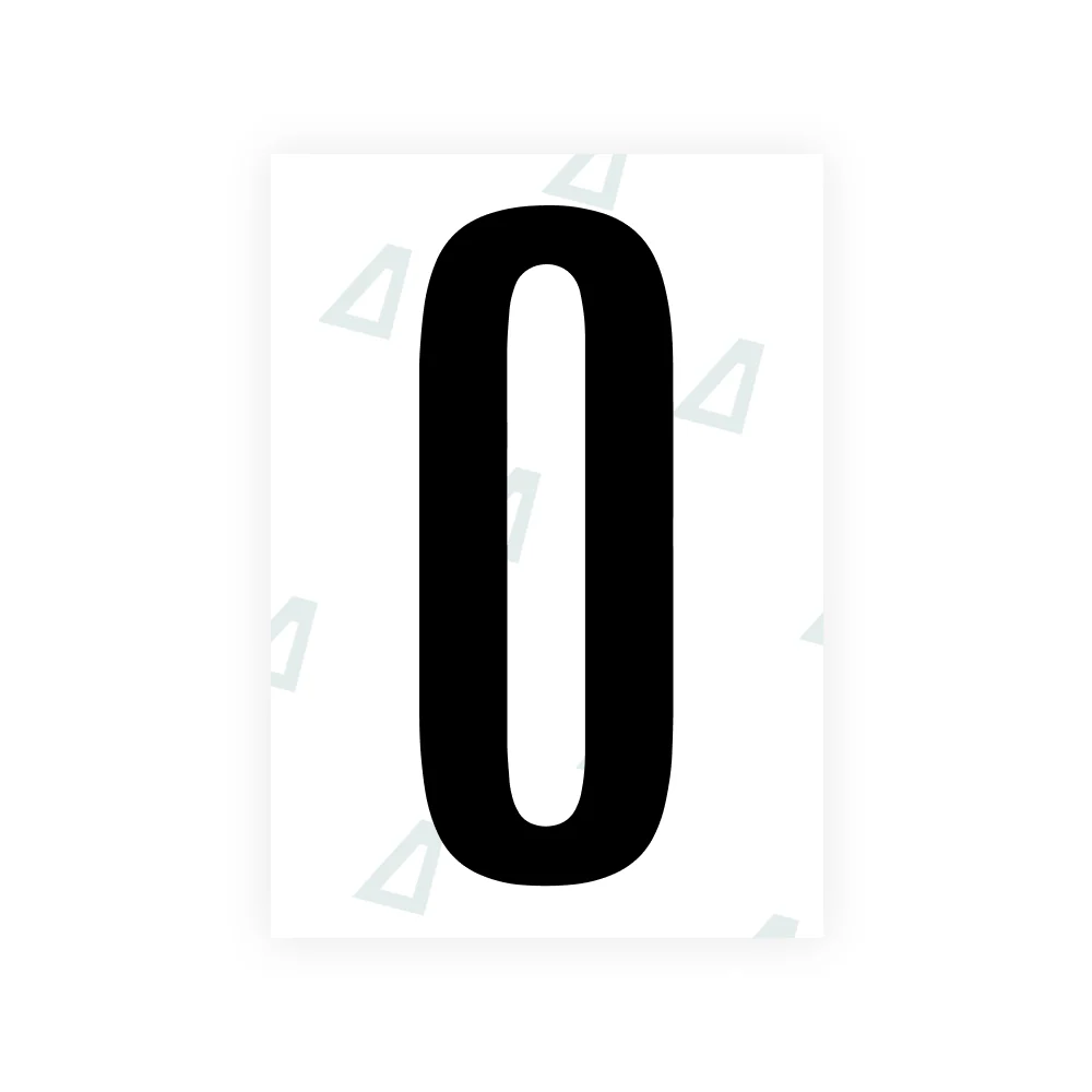 Alite Nanofilm for US (Ohio 2021) license plates - Symbol "O"