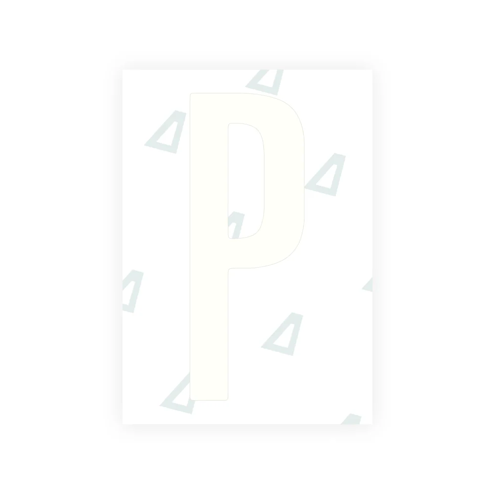 Alite Nanofilm for US (Ohio 2021) license plates - Symbol "P" - Image 2