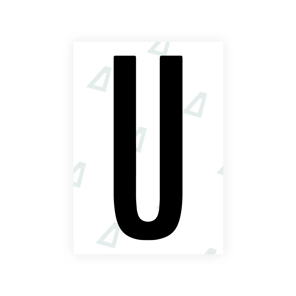 Alite Nanofilm for US (Ohio 2021) license plates - Symbol "U"