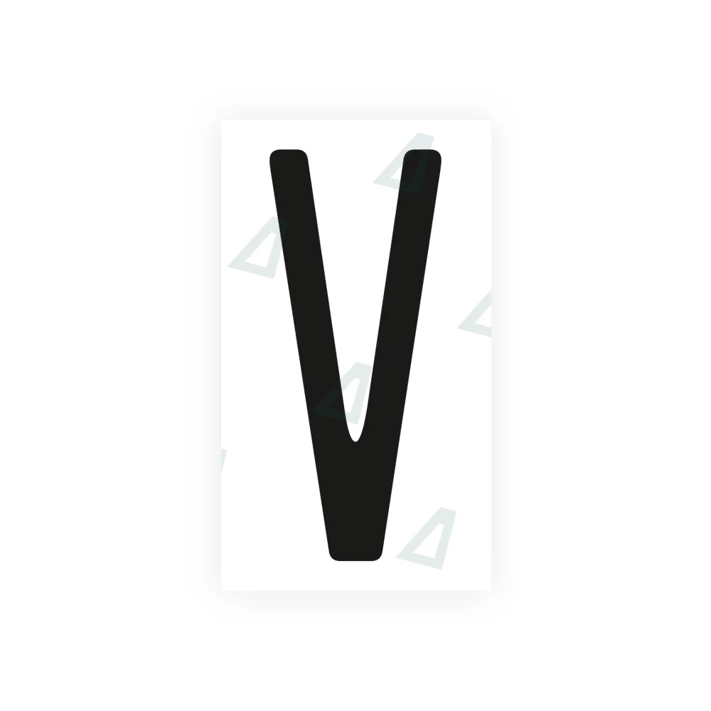 Alite Nanofilm for US (Ohio 2013) license plates - Symbol "V"
