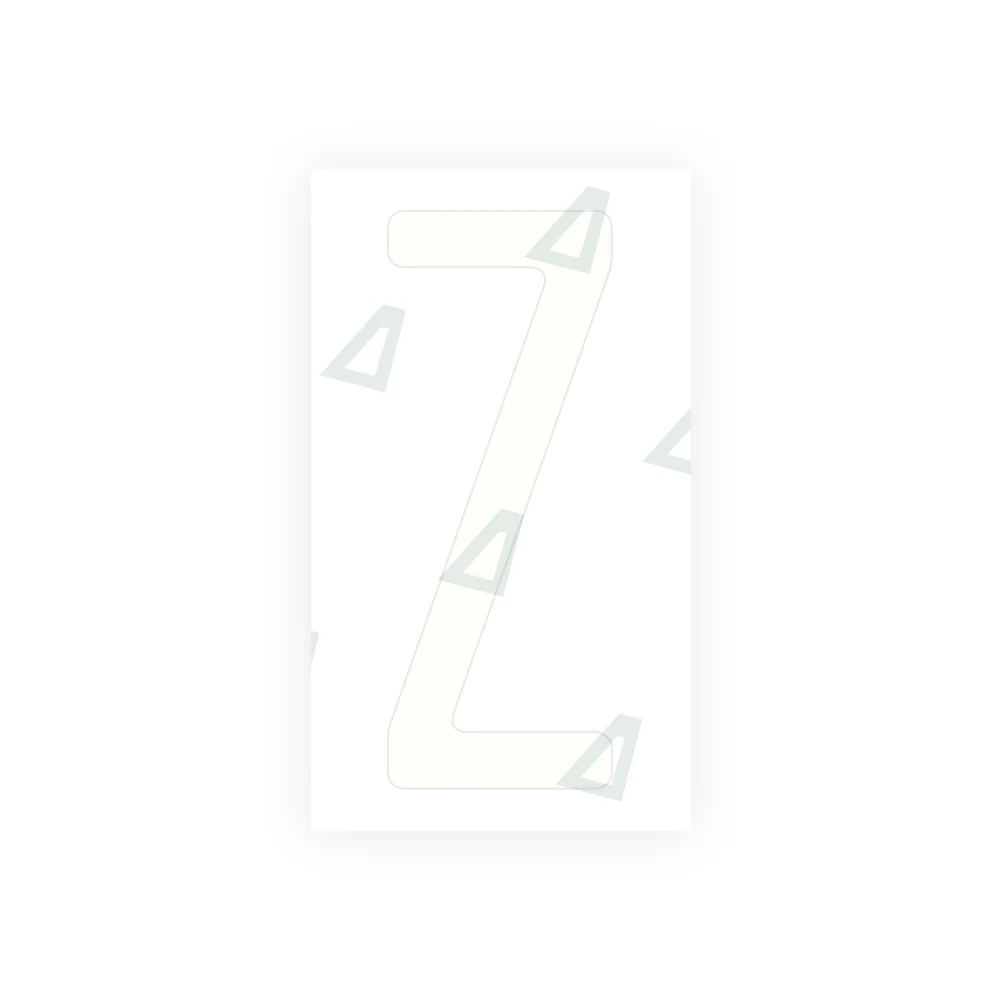 Alite Nanofilm for US (Ohio 2013) license plates - Symbol "Z" - Image 2