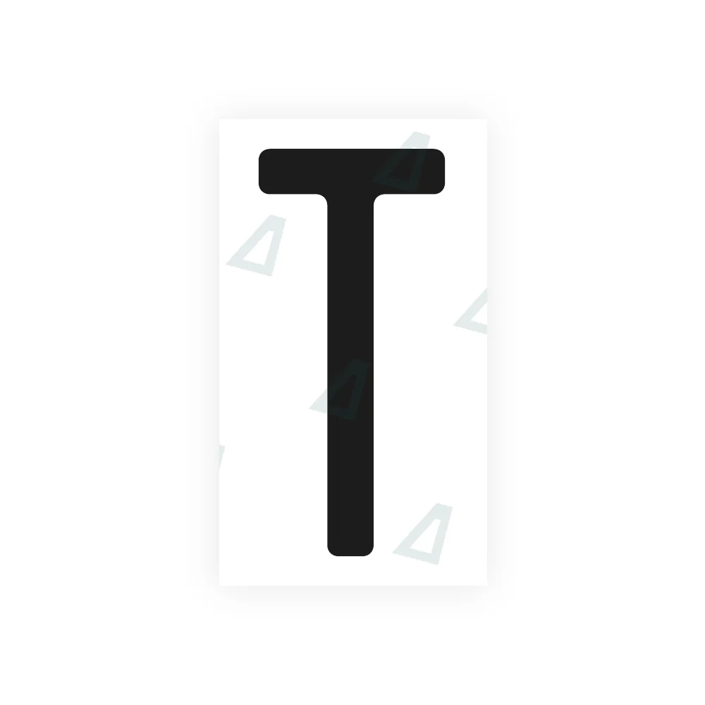 Alite Nanofilm for CA (Quebec) license plates - Symbol "T"