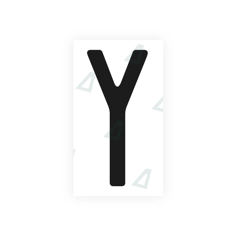 Alite Nanofilm for CA (Quebec) license plates - Symbol "Y"