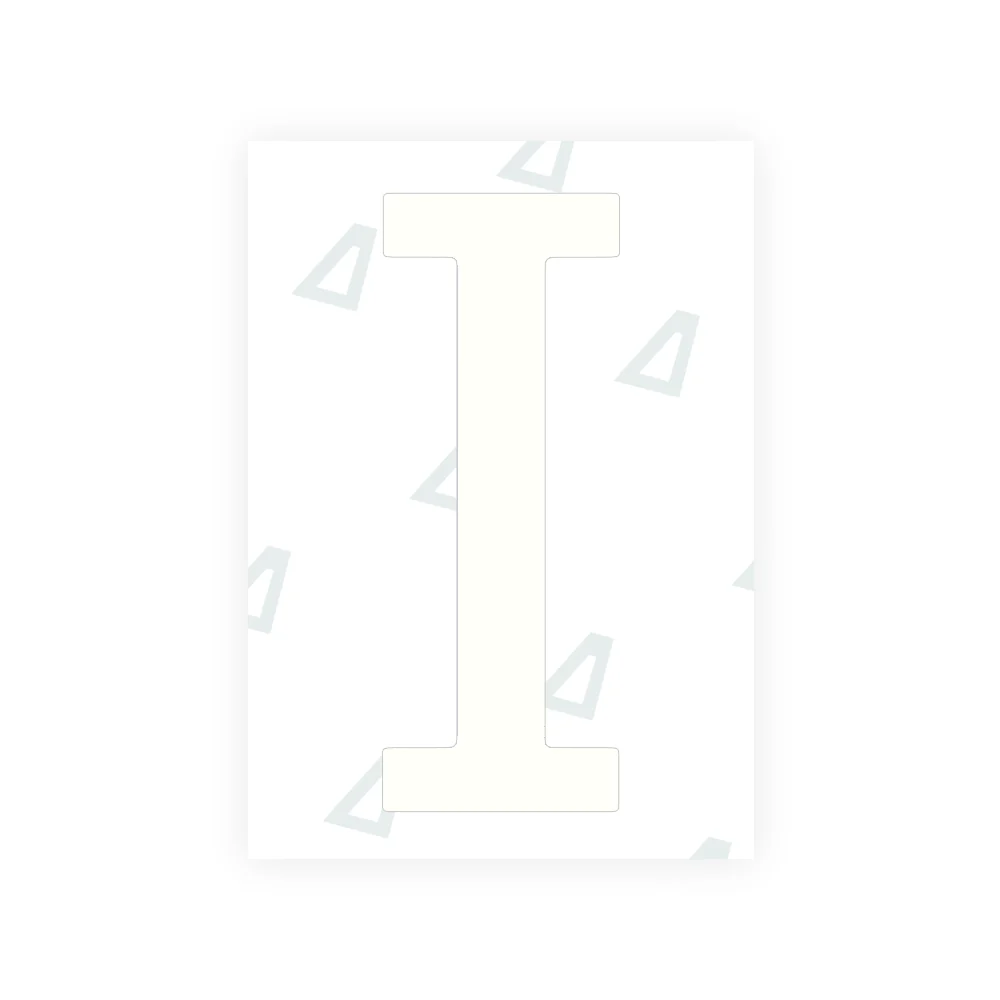 Alite Nanofilm for US (Indiana) license plates - Symbol "I" - Image 2
