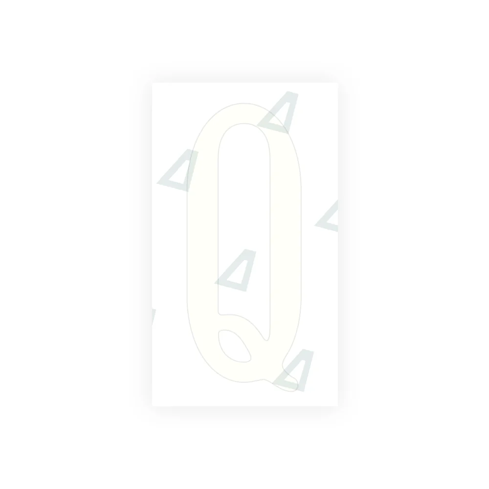 Alite Nanofilm for US (Virginia) license plates - Symbol "Q" - Image 2