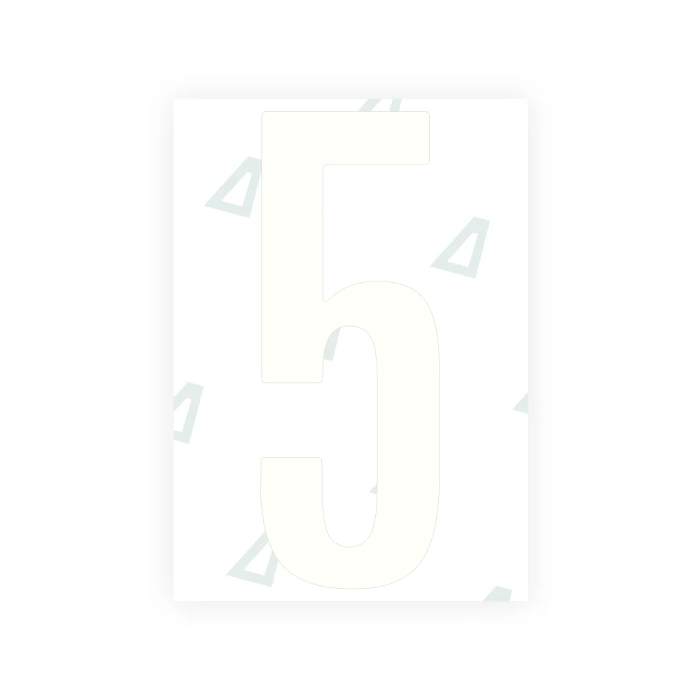 Alite Nanofilm for US (Washington DC) license plates - Symbol "5" - Image 2