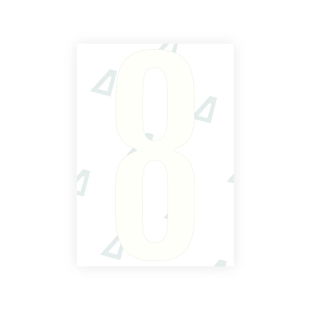Alite Nanofilm for US (Washington DC) license plates - Symbol "8" - Image 2