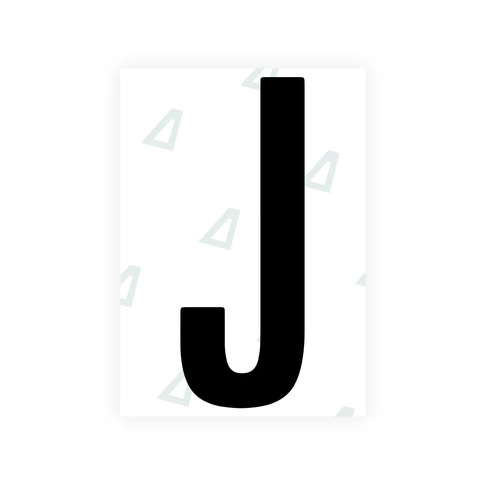Alite Nanofilm for US (Washington DC) license plates - Symbol "J"
