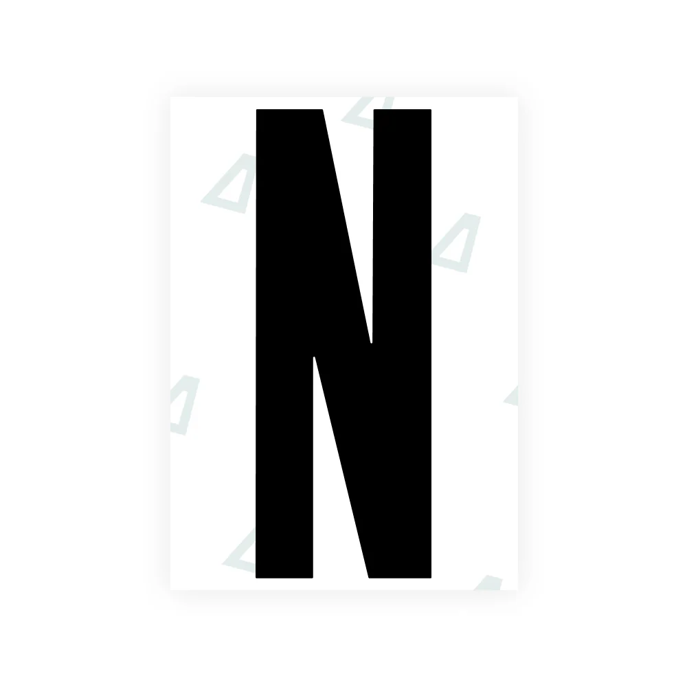 Alite Nanofilm for US (Washington DC) license plates - Symbol "N"