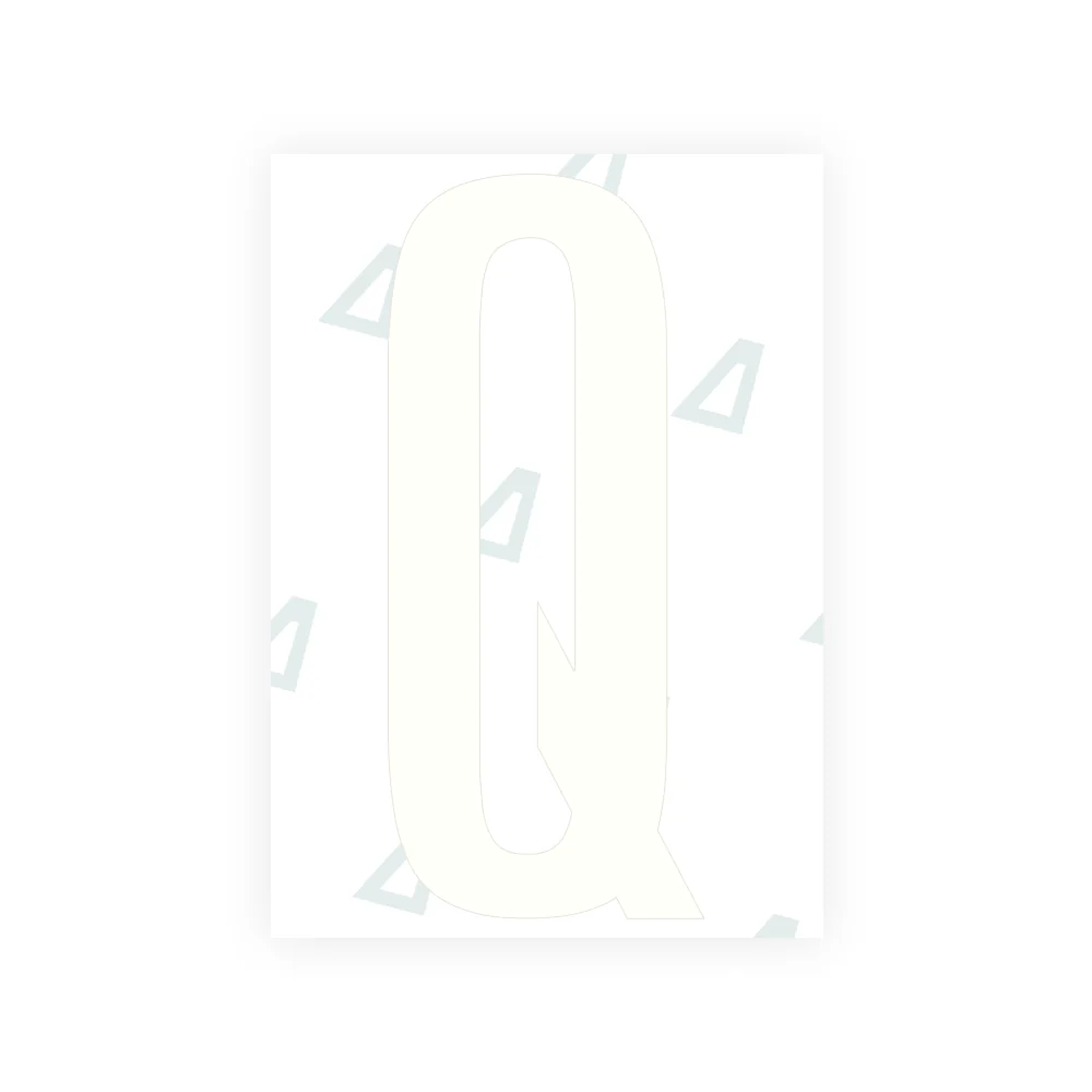 Alite Nanofilm for US (Washington DC) license plates - Symbol "Q" - Image 2