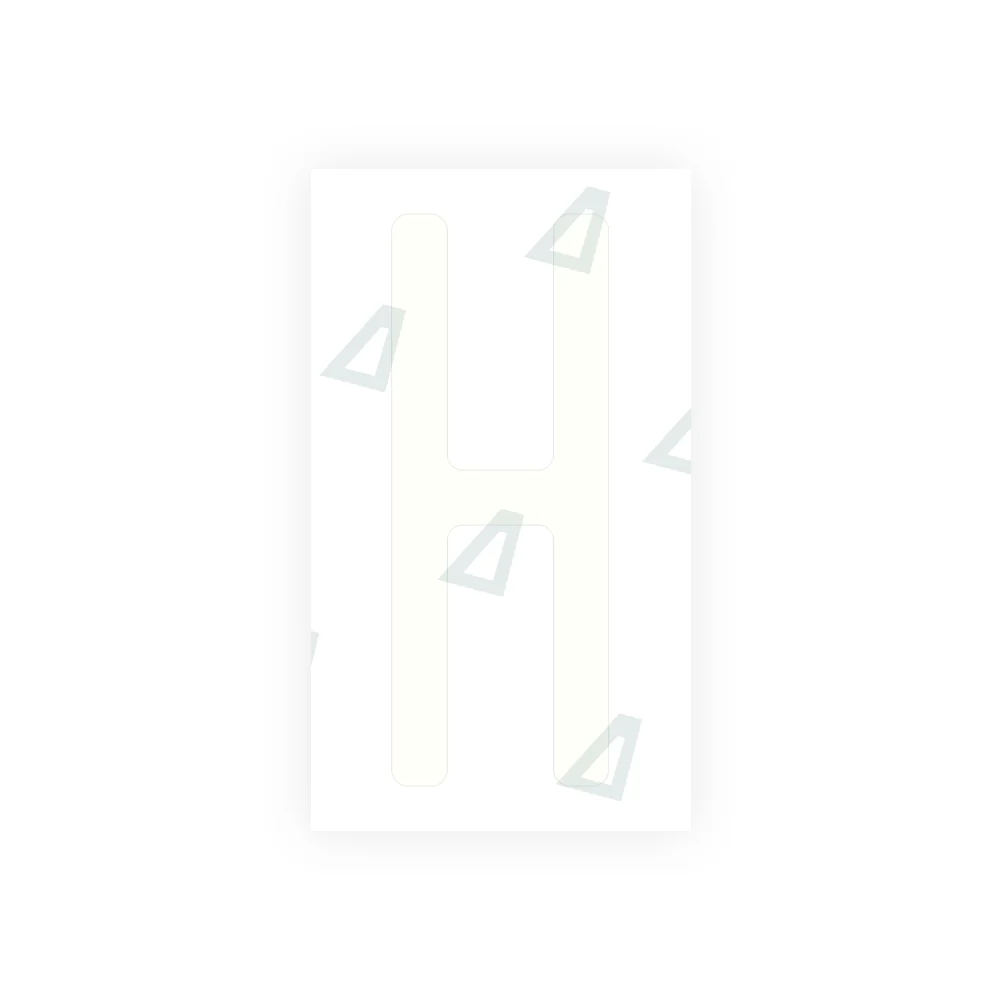 Alite Nanofilm for US (Washington State 1998) license plates - Symbol "H" - Image 2