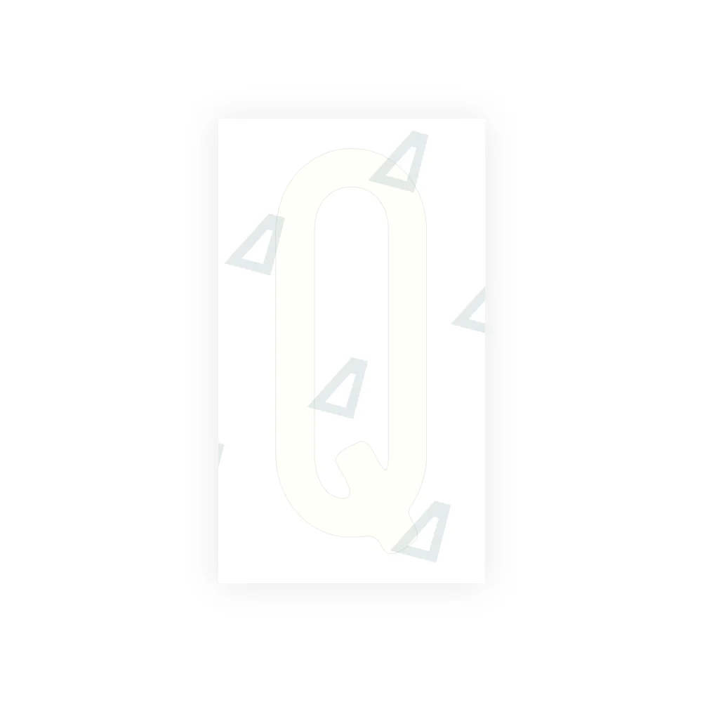 Alite Nanofilm for US (Washington State 1998) license plates - Symbol "Q" - Image 2