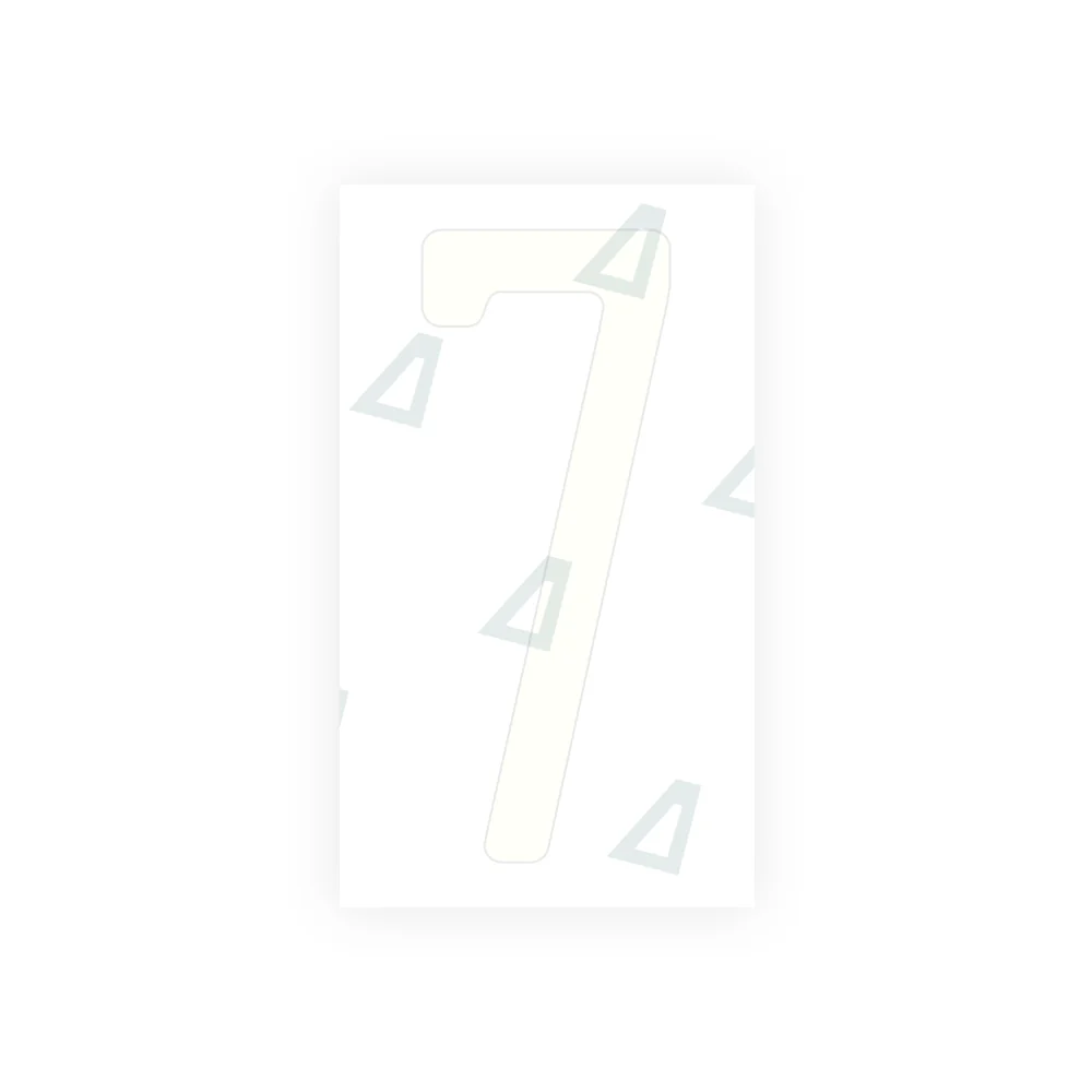 Alite Nanofilm for US (Wisconsin) license plates - Symbol "7" - Image 2