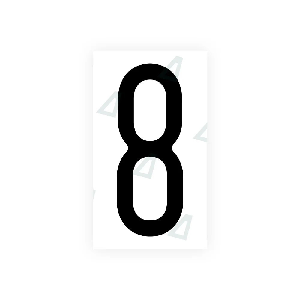 Alite Nanofilm for US (Wisconsin) license plates - Symbol "8"