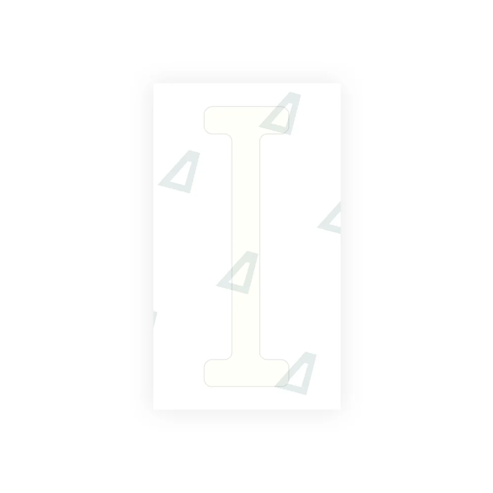 Alite Nanofilm for US (Wisconsin) license plates - Symbol "I" - Image 2
