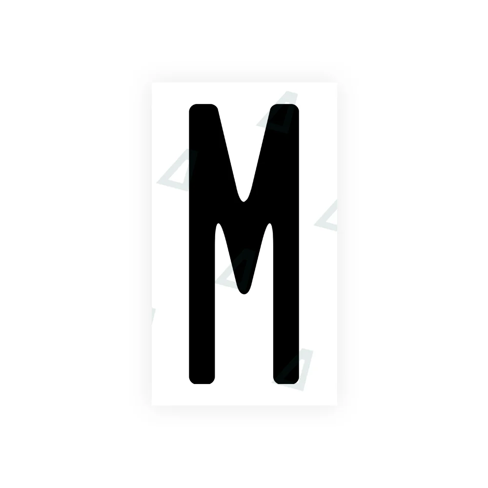 Alite Nanofilm for US (Wisconsin) license plates - Symbol "M"