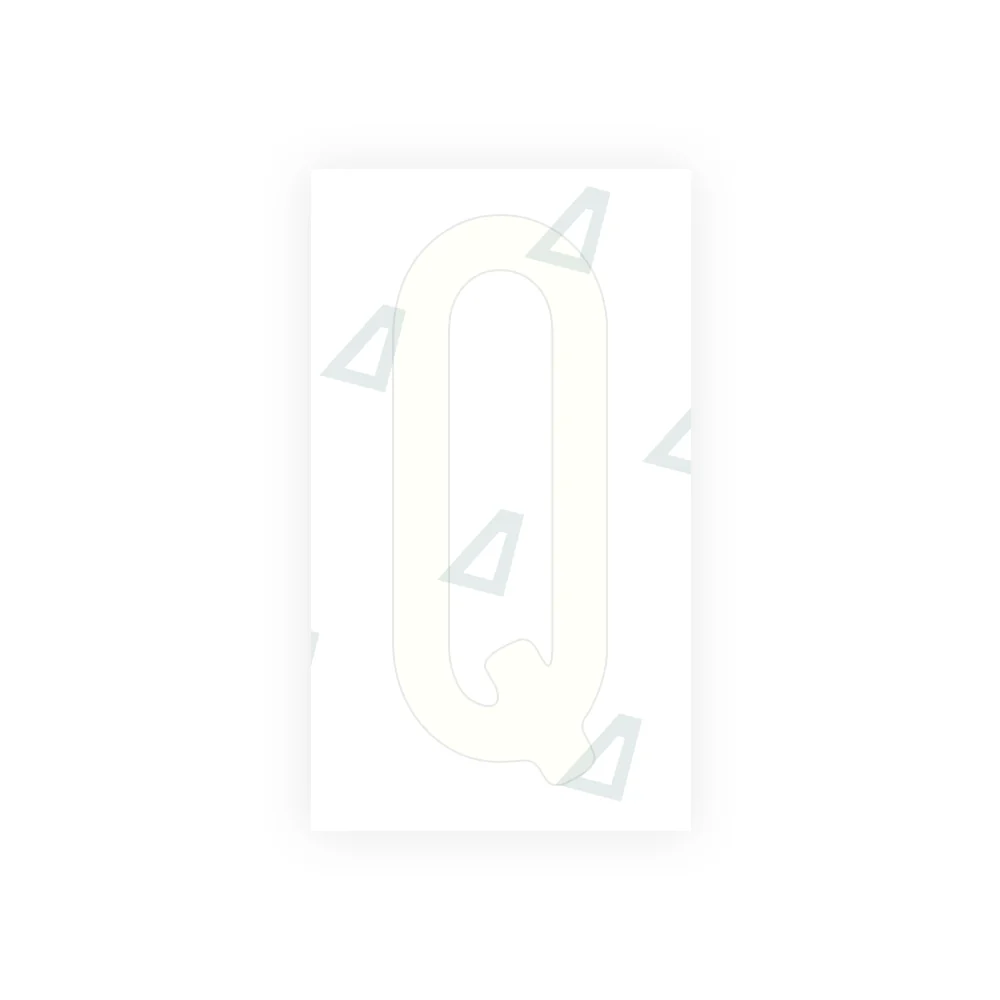 Alite Nanofilm for US (Wisconsin) license plates - Symbol "Q" - Image 2