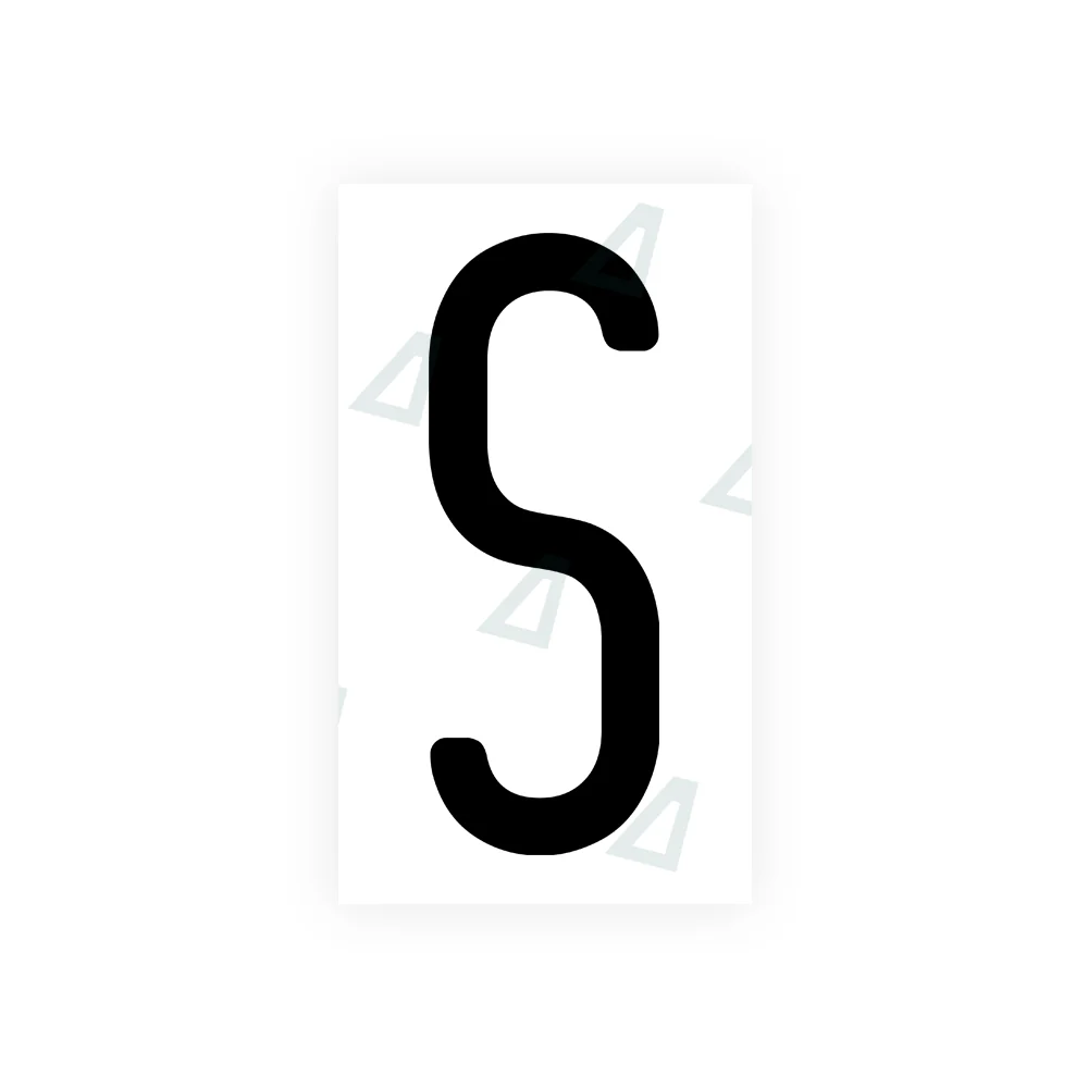 Alite Nanofilm for US (Wisconsin) license plates - Symbol "S"