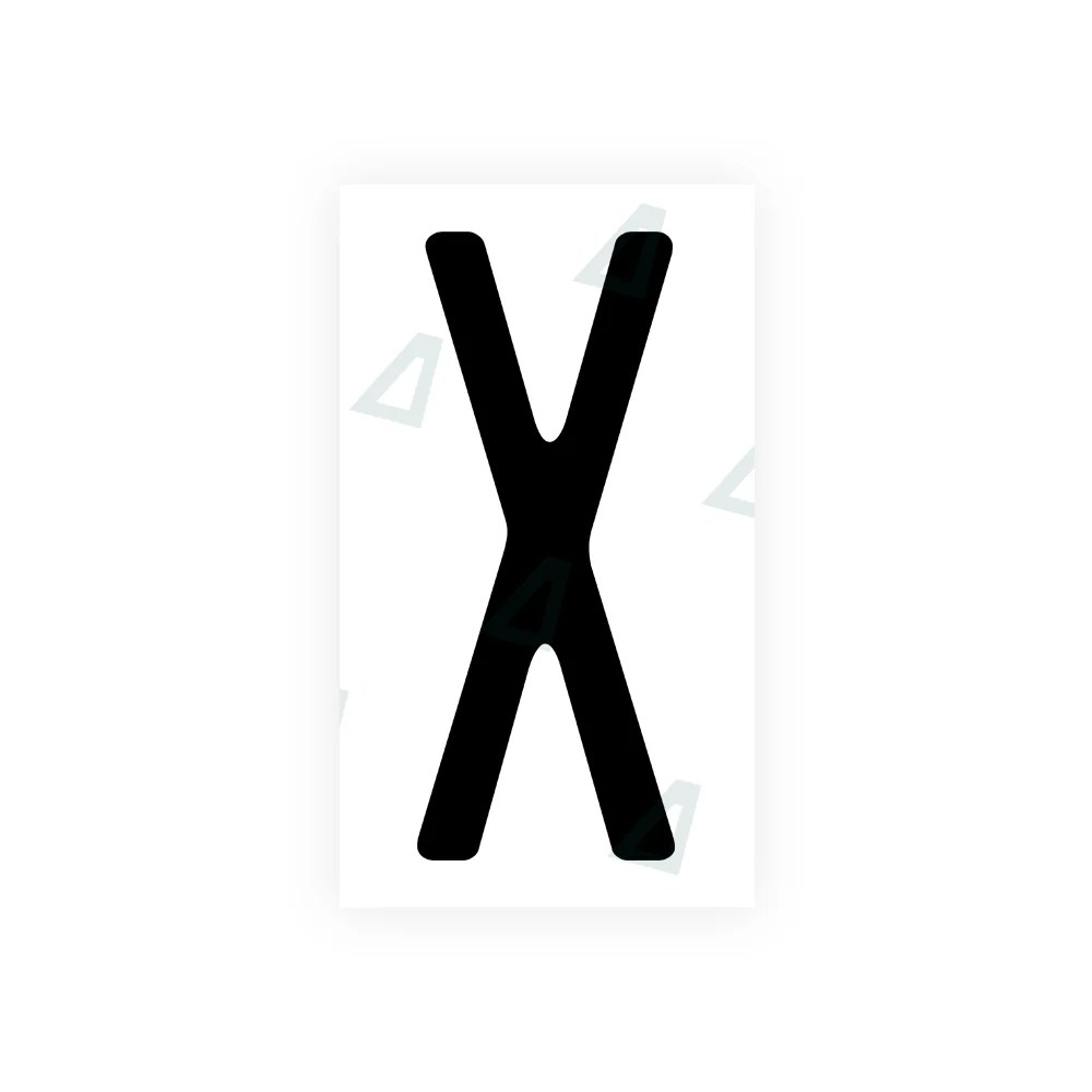 Alite Nanofilm for US (Wisconsin) license plates - Symbol "X"