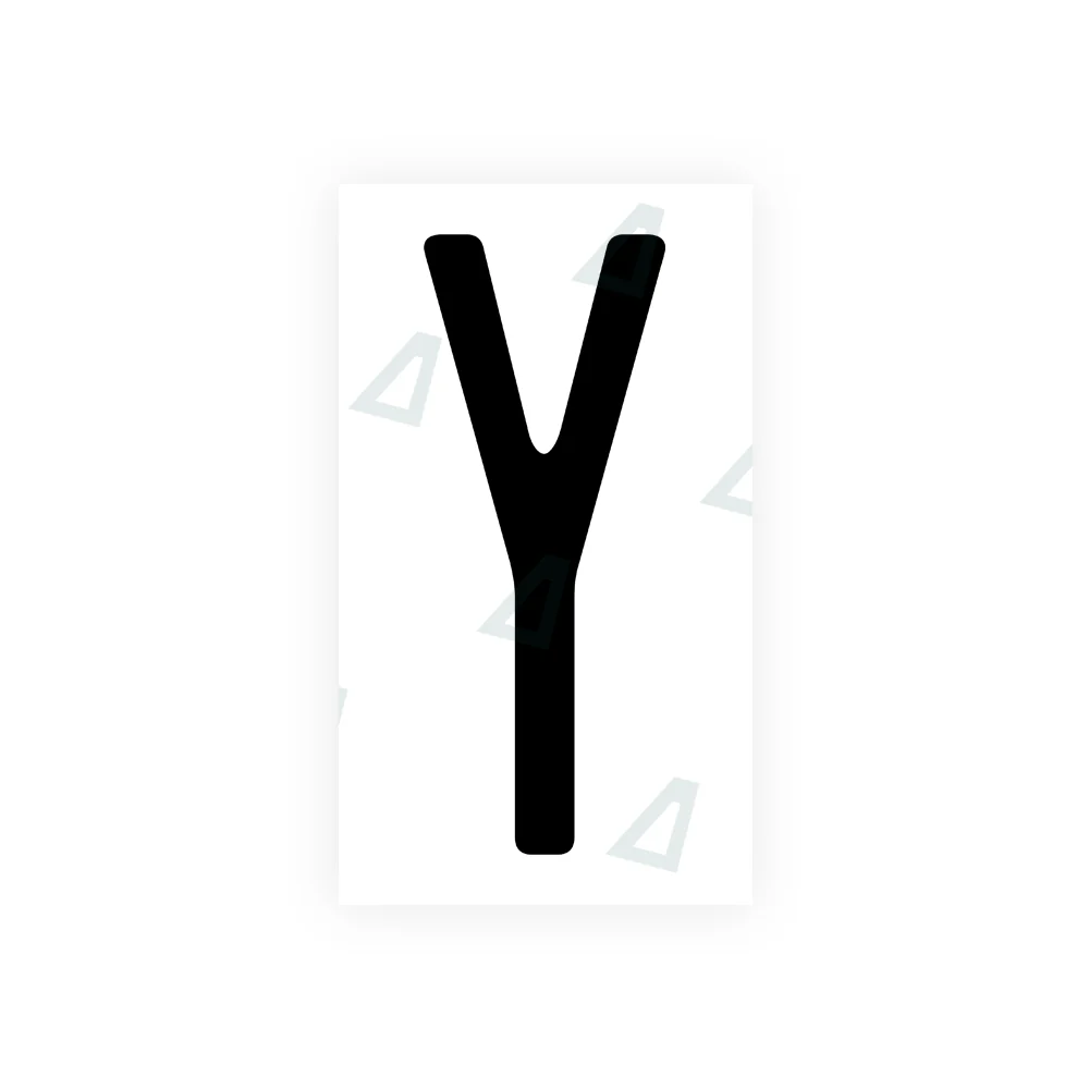 Alite Nanofilm for US (Wisconsin) license plates - Symbol "Y"