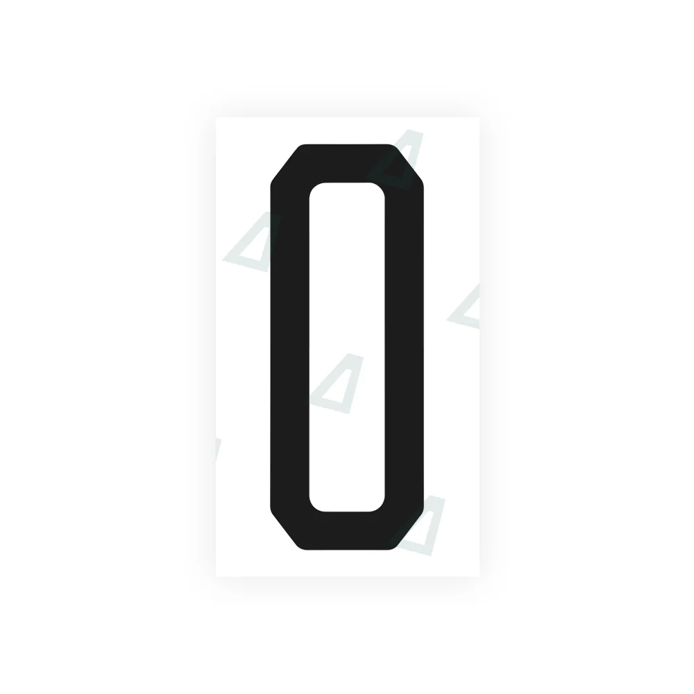 Alite Nanofilm for US (Florida 2003) license plates - Symbol "O"